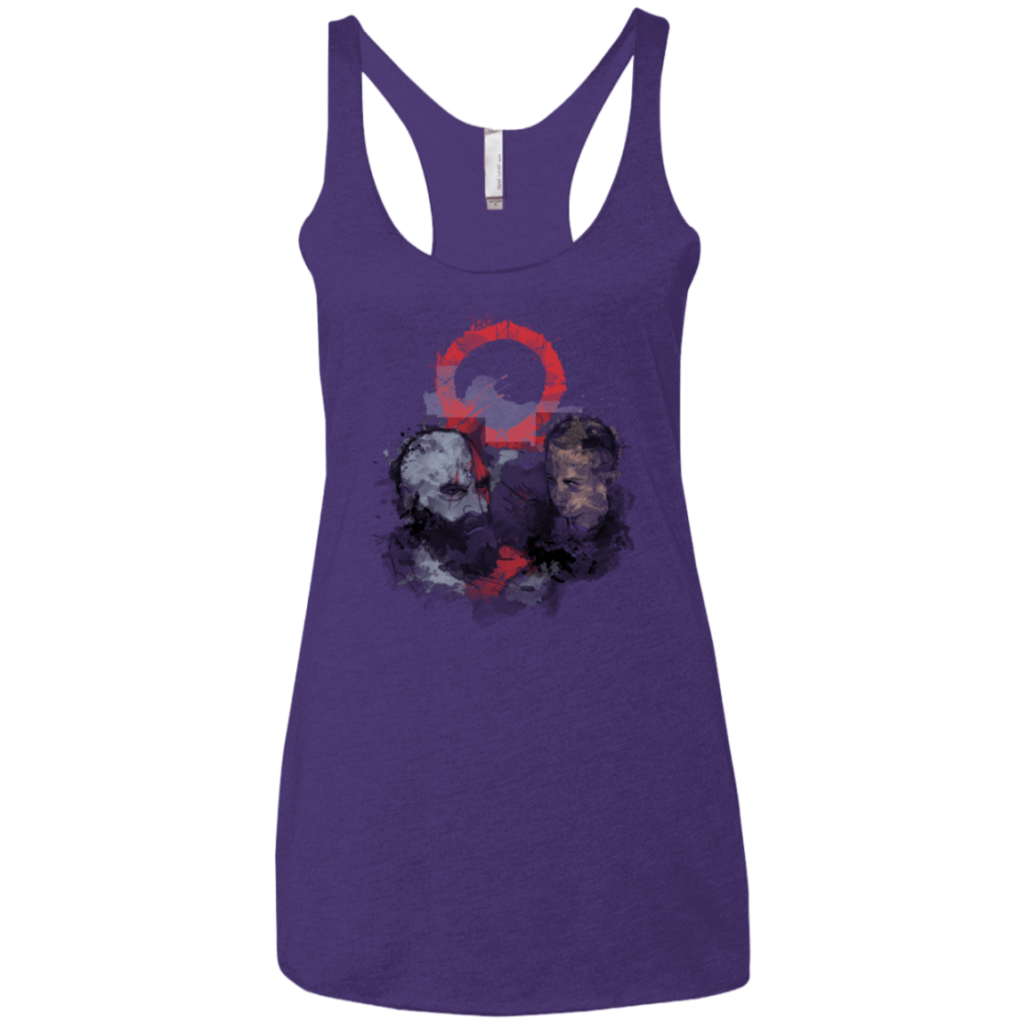 T-Shirts Purple Rush / X-Small WARTER COLOR Women's Triblend Racerback Tank