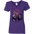 T-Shirts Purple / S WARTER COLOR Women's V-Neck T-Shirt