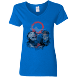 T-Shirts Royal / S WARTER COLOR Women's V-Neck T-Shirt