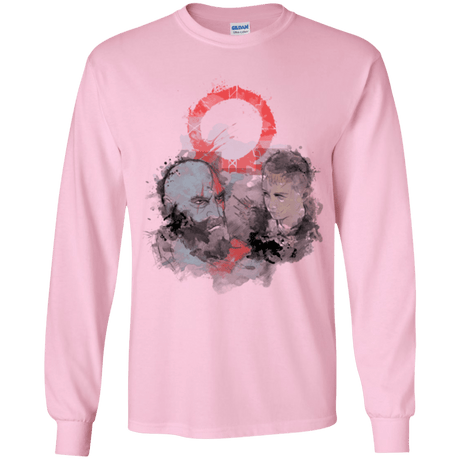 T-Shirts Light Pink / YS WARTER COLOR Youth Long Sleeve T-Shirt