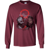 T-Shirts Maroon / YS WARTER COLOR Youth Long Sleeve T-Shirt