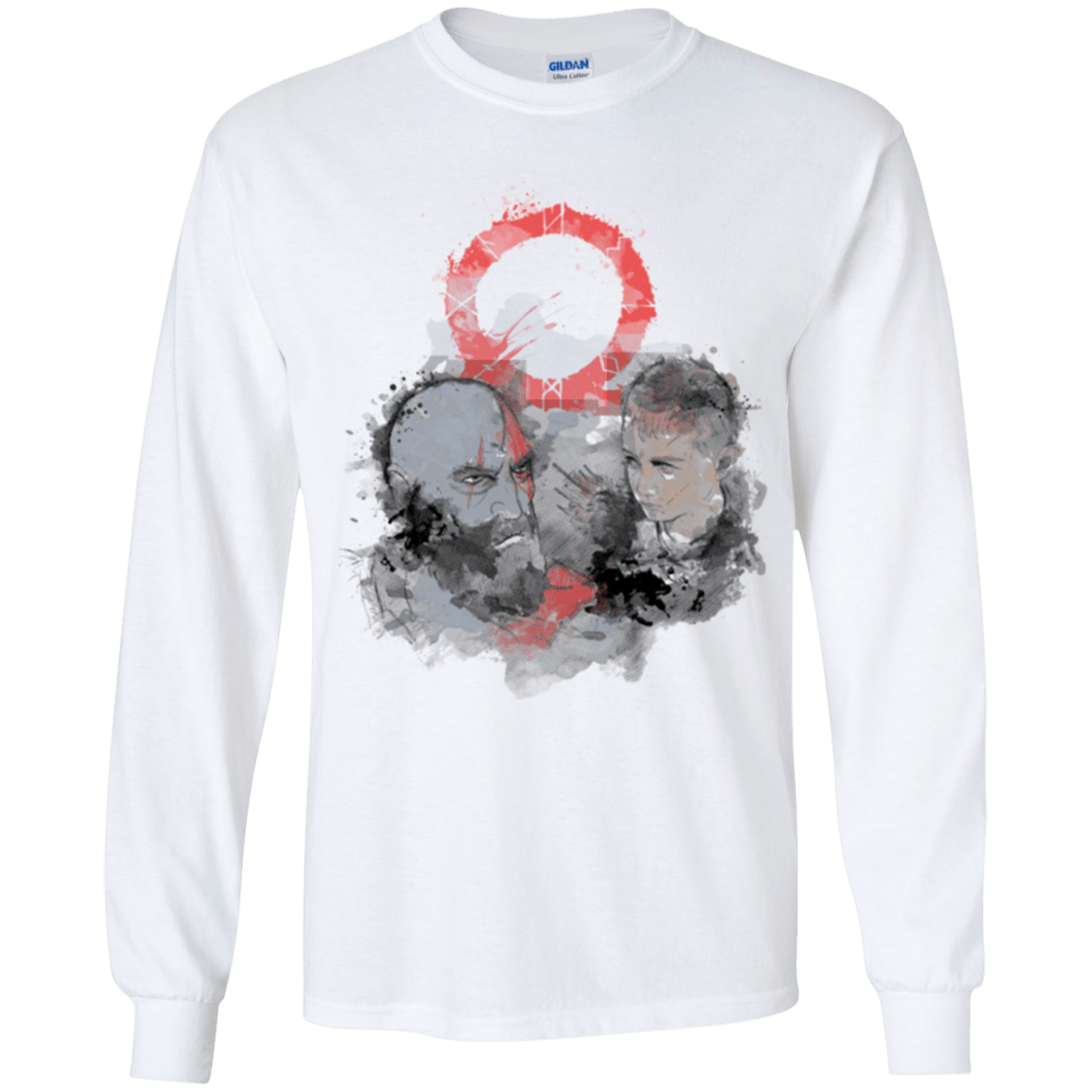 T-Shirts White / YS WARTER COLOR Youth Long Sleeve T-Shirt