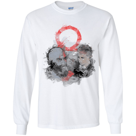 T-Shirts White / YS WARTER COLOR Youth Long Sleeve T-Shirt