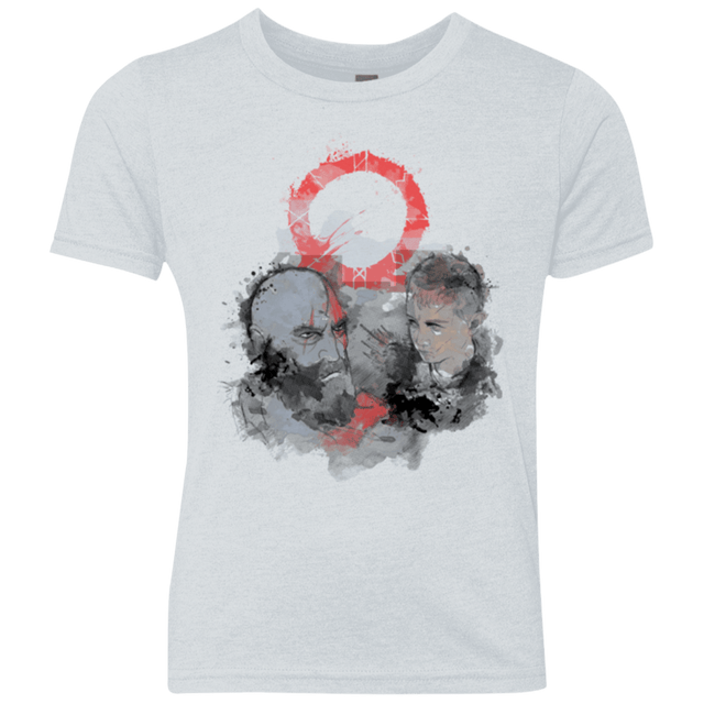 T-Shirts Heather White / YXS WARTER COLOR Youth Triblend T-Shirt