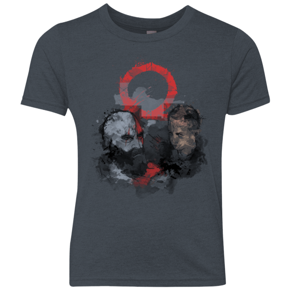 T-Shirts Vintage Navy / YXS WARTER COLOR Youth Triblend T-Shirt