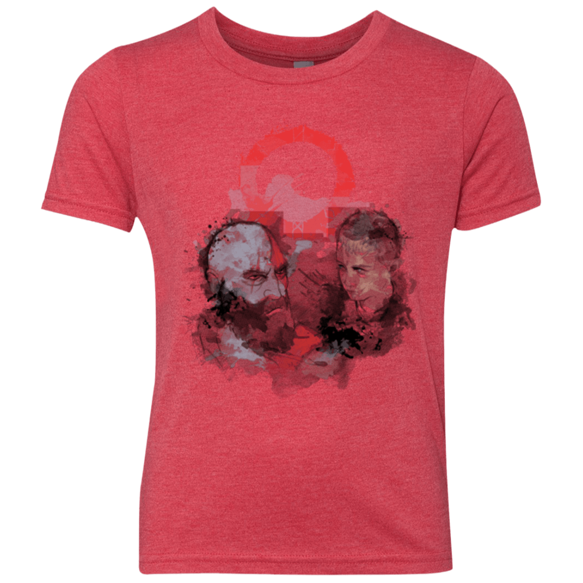 T-Shirts Vintage Red / YXS WARTER COLOR Youth Triblend T-Shirt