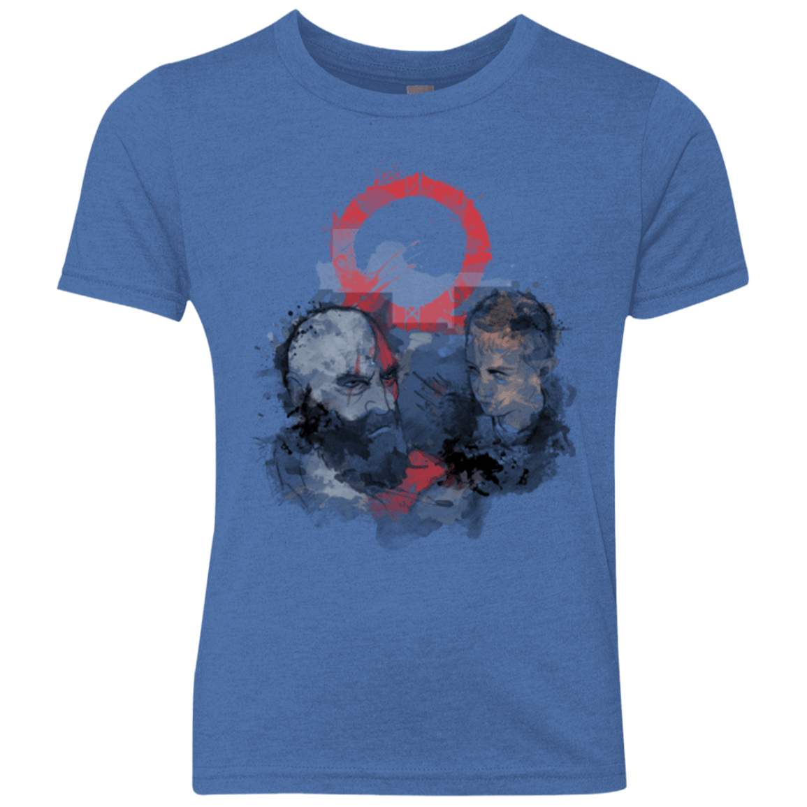 T-Shirts Vintage Royal / YXS WARTER COLOR Youth Triblend T-Shirt