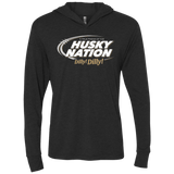 T-Shirts Vintage Black / X-Small Washington Dilly Dilly Triblend Long Sleeve Hoodie Tee