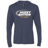 T-Shirts Vintage Navy / X-Small Washington Dilly Dilly Triblend Long Sleeve Hoodie Tee