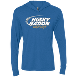 T-Shirts Vintage Royal / X-Small Washington Dilly Dilly Triblend Long Sleeve Hoodie Tee