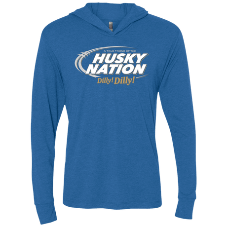 T-Shirts Vintage Royal / X-Small Washington Dilly Dilly Triblend Long Sleeve Hoodie Tee