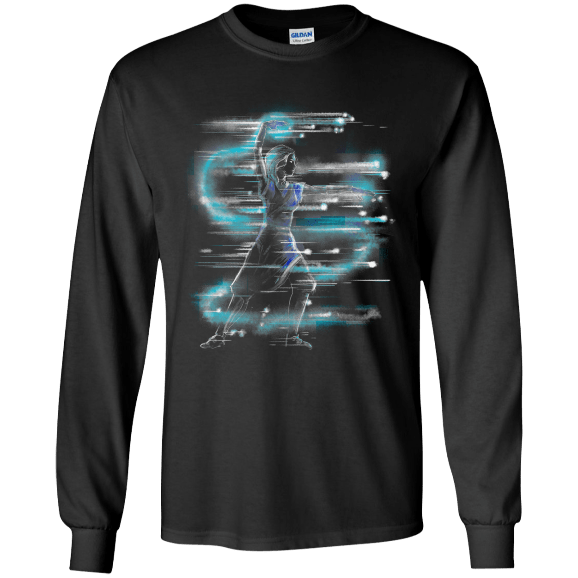 T-Shirts Black / YS Water Dance Youth Long Sleeve T-Shirt