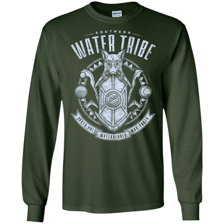 T-Shirts Forest Green / S Water is Benevolent Men's Long Sleeve T-Shirt