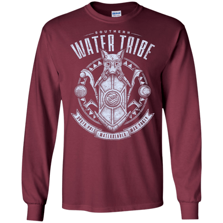 T-Shirts Maroon / S Water is Benevolent Men's Long Sleeve T-Shirt