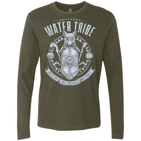 T-Shirts Military Green / S Water is Benevolent Men's Premium Long Sleeve