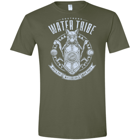 T-Shirts Military Green / S Water is Benevolent Men's Semi-Fitted Softstyle