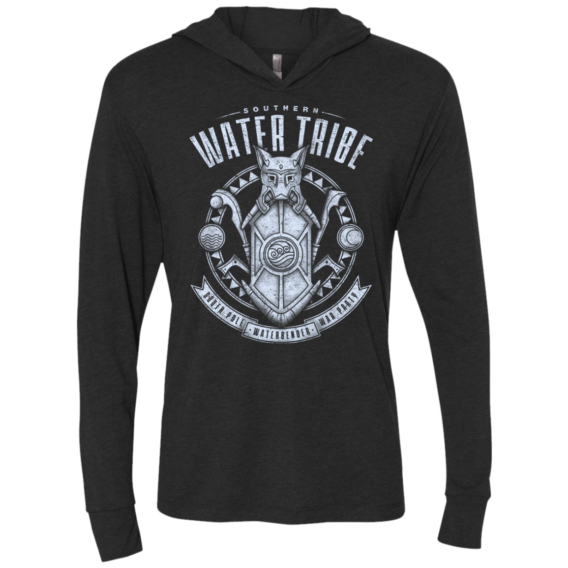 T-Shirts Vintage Black / X-Small Water is Benevolent Triblend Long Sleeve Hoodie Tee