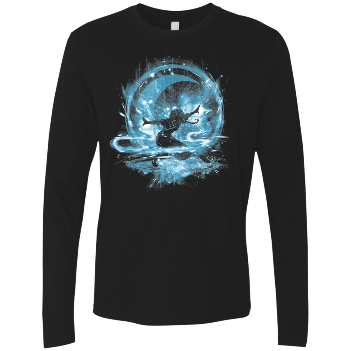 T-Shirts Black / S Water Storm Men's Premium Long Sleeve