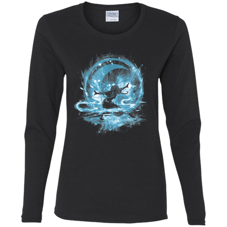 T-Shirts Black / S Water Storm Women's Long Sleeve T-Shirt