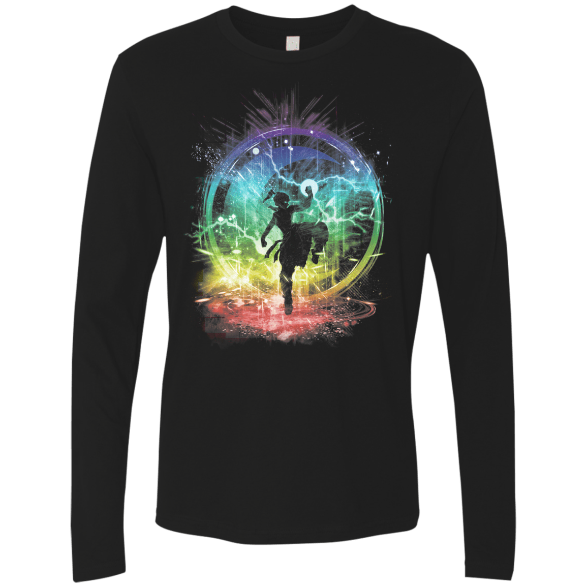 T-Shirts Black / S Water Tribe Storm Men's Premium Long Sleeve