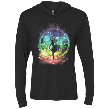 T-Shirts Vintage Black / X-Small Water Tribe Storm Triblend Long Sleeve Hoodie Tee