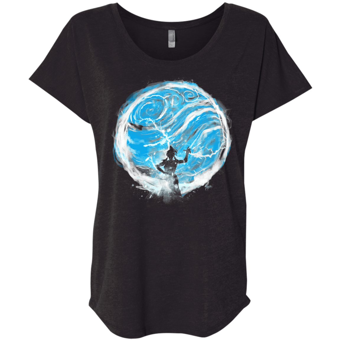 T-Shirts Vintage Black / X-Small Water Tribe Triblend Dolman Sleeve