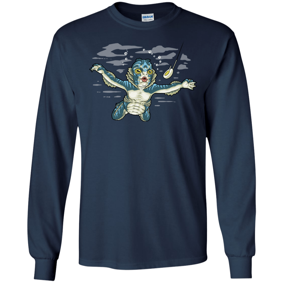 T-Shirts Navy / S Watermind Men's Long Sleeve T-Shirt