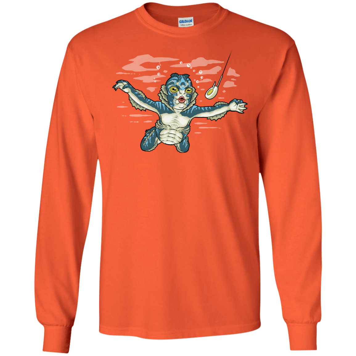 T-Shirts Orange / S Watermind Men's Long Sleeve T-Shirt