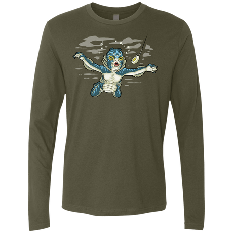 T-Shirts Military Green / S Watermind Men's Premium Long Sleeve