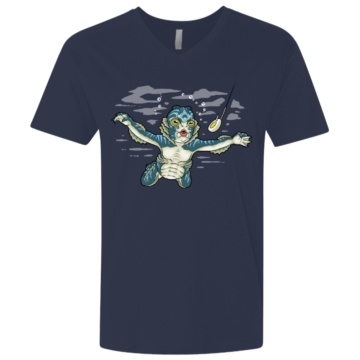 T-Shirts Midnight Navy / X-Small Watermind Men's Premium V-Neck