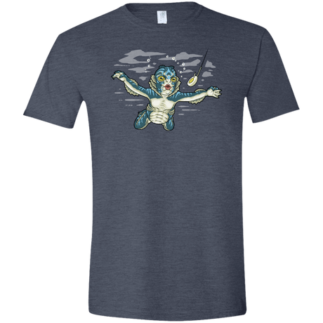 T-Shirts Heather Navy / S Watermind Men's Semi-Fitted Softstyle