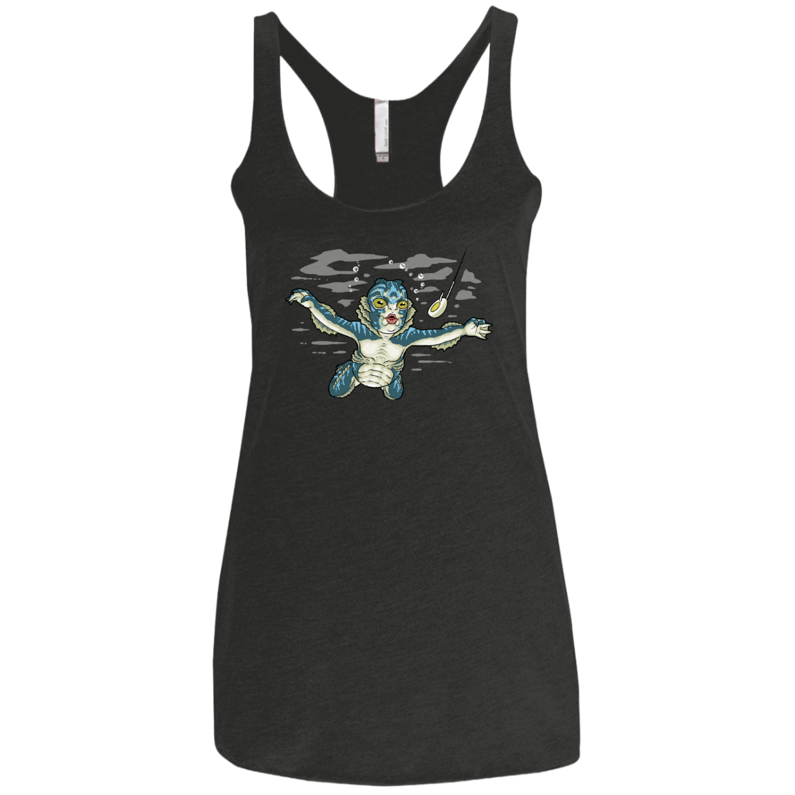 T-Shirts Vintage Black / X-Small Watermind Women's Triblend Racerback Tank