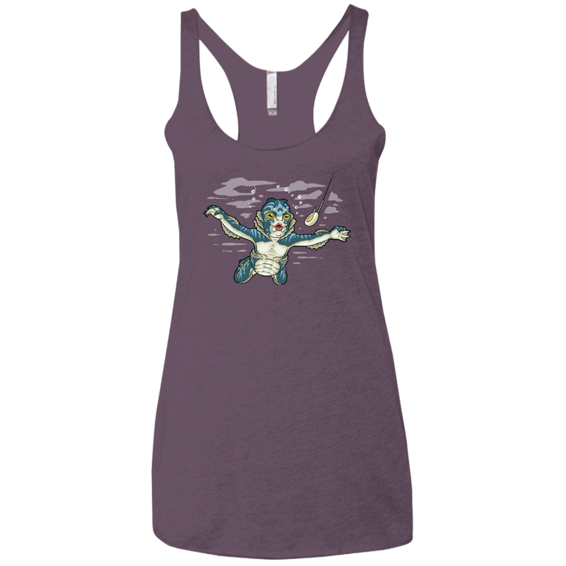 T-Shirts Vintage Purple / X-Small Watermind Women's Triblend Racerback Tank