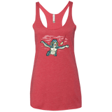 T-Shirts Vintage Red / X-Small Watermind Women's Triblend Racerback Tank