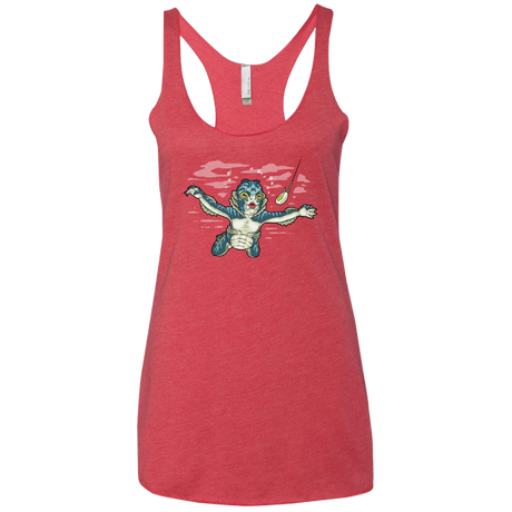 T-Shirts Vintage Red / X-Small Watermind Women's Triblend Racerback Tank