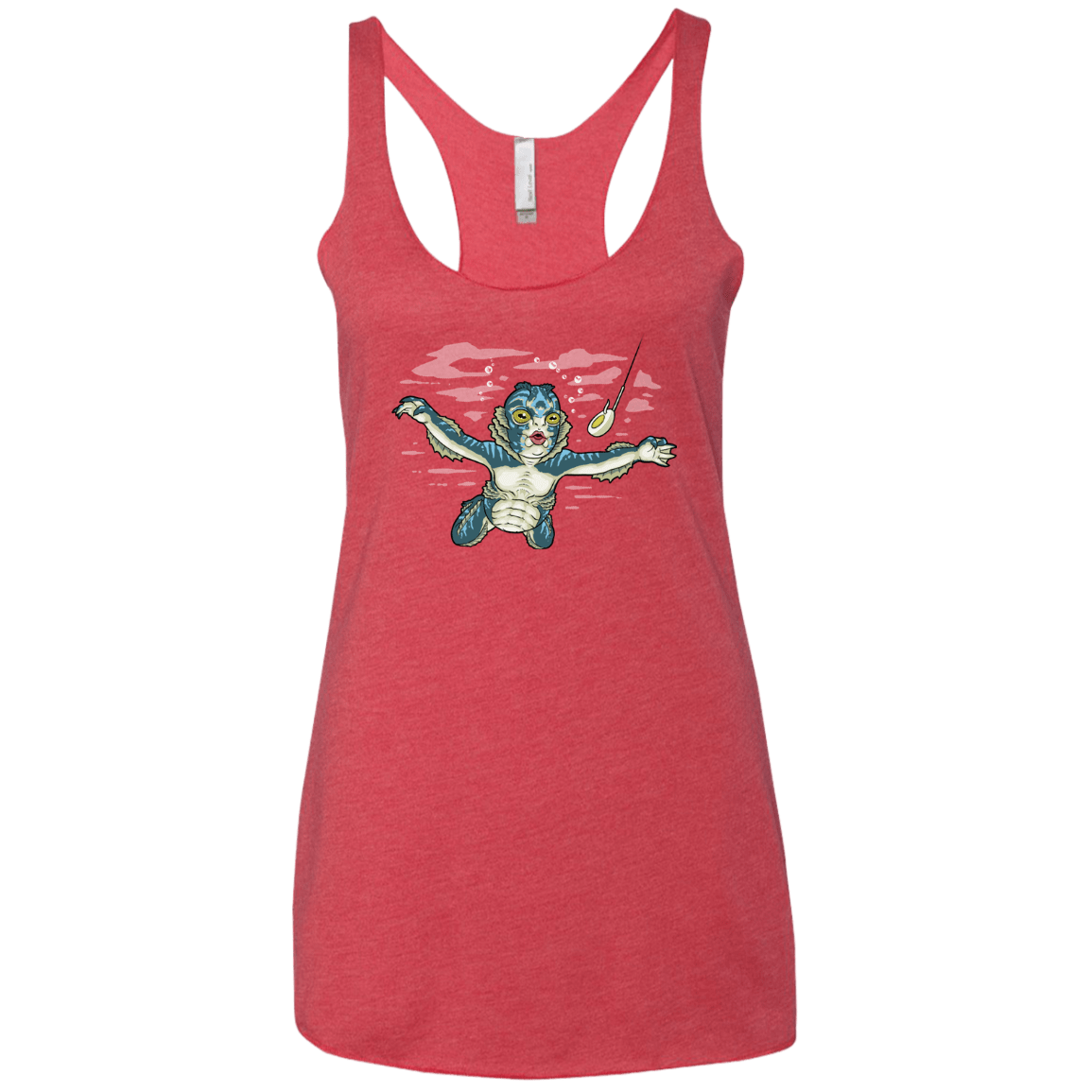 T-Shirts Vintage Red / X-Small Watermind Women's Triblend Racerback Tank