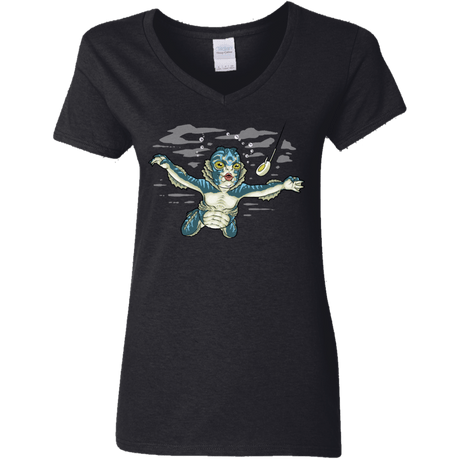 T-Shirts Black / S Watermind Women's V-Neck T-Shirt