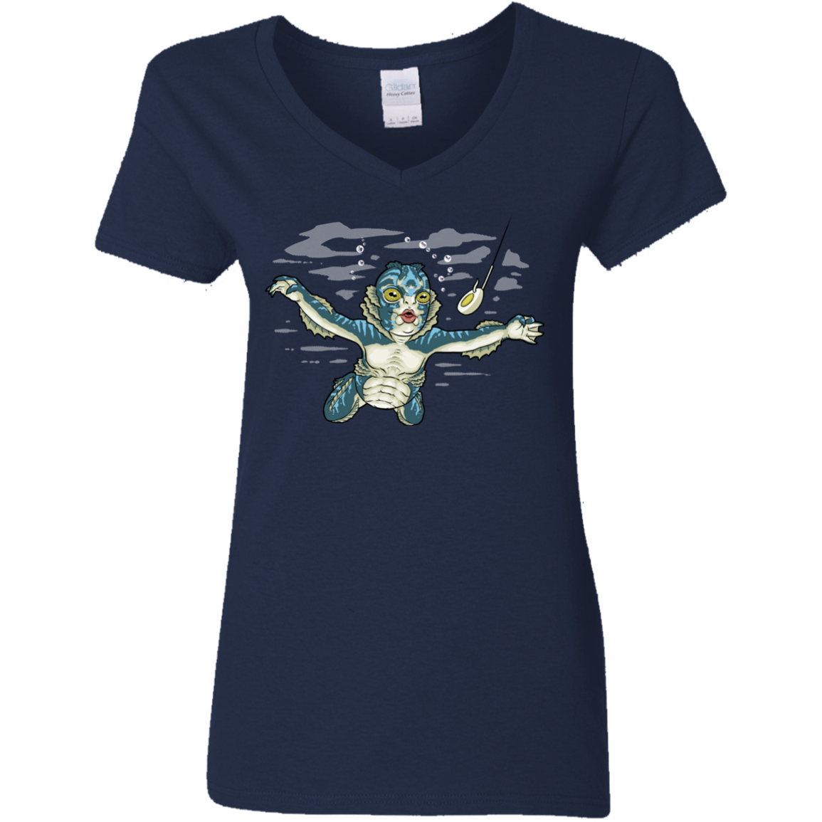 T-Shirts Navy / S Watermind Women's V-Neck T-Shirt
