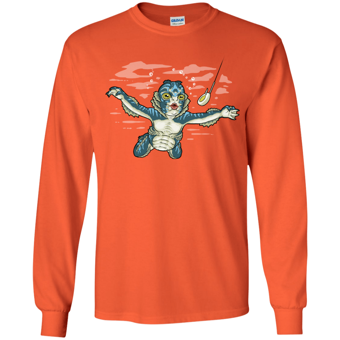 T-Shirts Orange / YS Watermind Youth Long Sleeve T-Shirt