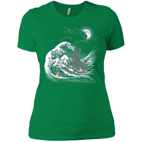 T-Shirts Kelly Green / X-Small Wave Of R'lyeh Women's Premium T-Shirt