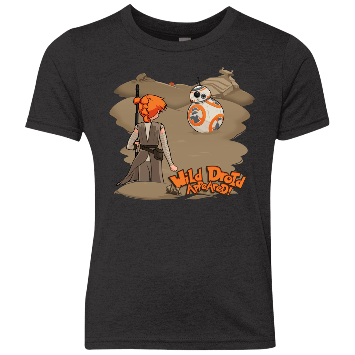 T-Shirts Vintage Black / YXS WDA Youth Triblend T-Shirt