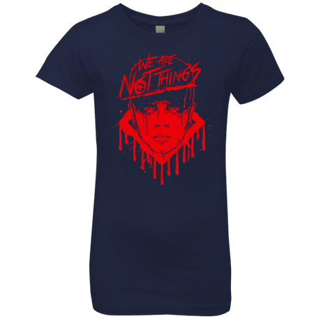 T-Shirts Midnight Navy / YXS We Are Not Things Girls Premium T-Shirt