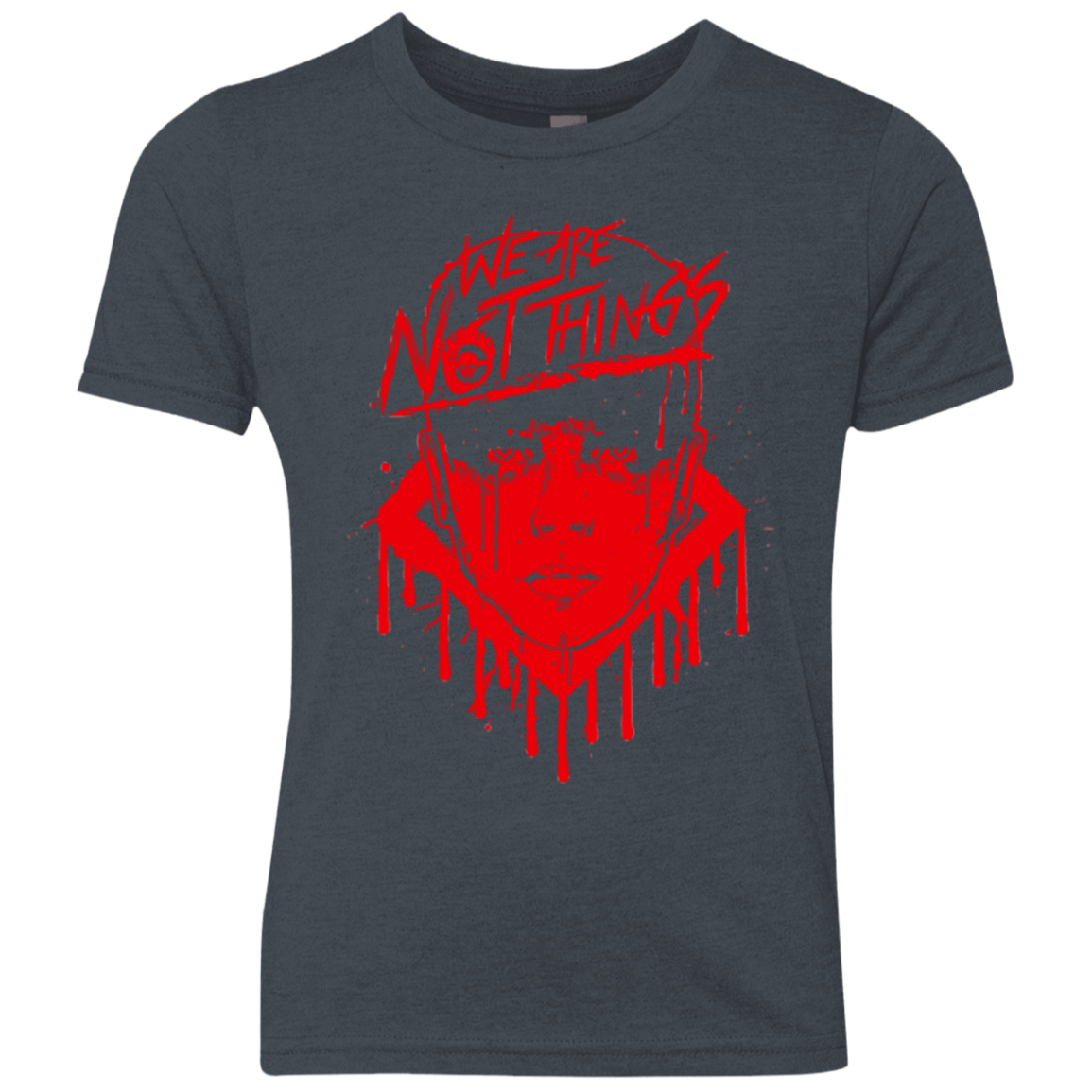 T-Shirts Vintage Navy / YXS We Are Not Things Youth Triblend T-Shirt