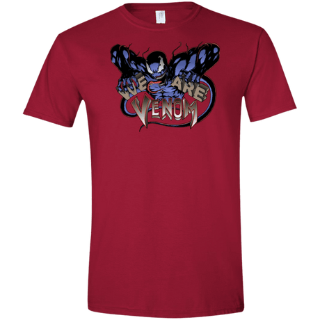 T-Shirts Cardinal Red / S We Are Venom Men's Semi-Fitted Softstyle