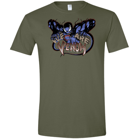 T-Shirts Military Green / S We Are Venom Men's Semi-Fitted Softstyle