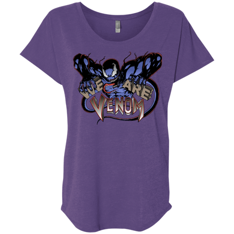 T-Shirts Purple Rush / X-Small We Are Venom Triblend Dolman Sleeve