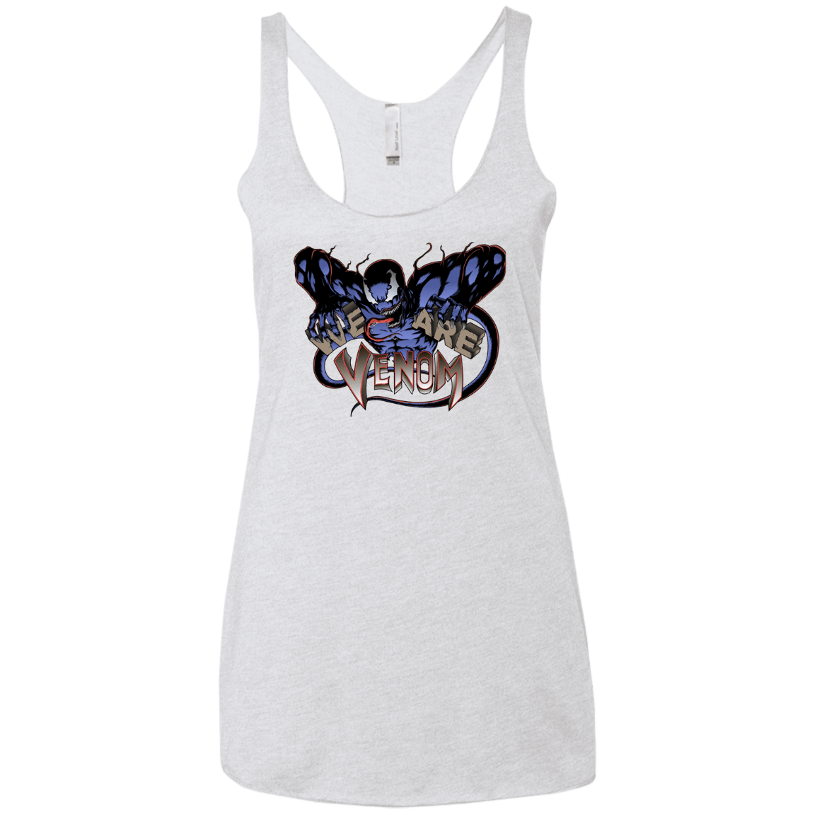 T-Shirts Heather White / X-Small We Are Venom Women's Triblend Racerback Tank