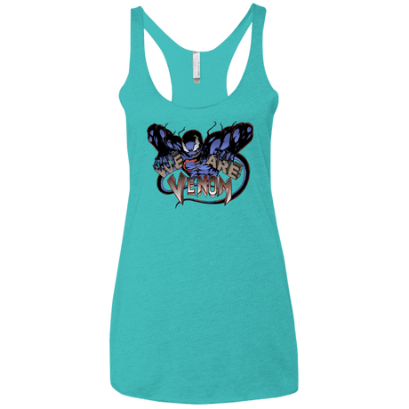 T-Shirts Tahiti Blue / X-Small We Are Venom Women's Triblend Racerback Tank