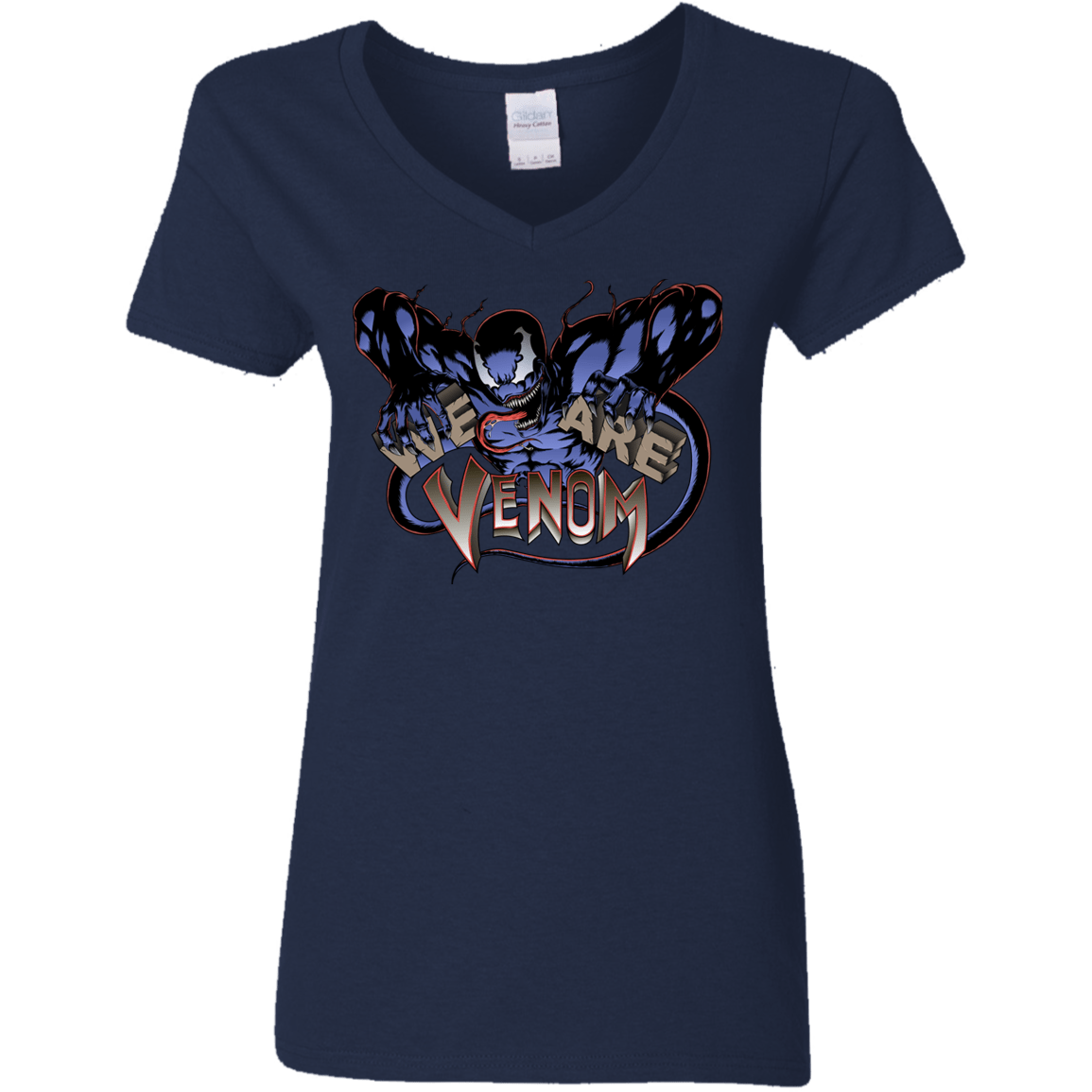 T-Shirts Navy / S We Are Venom Women's V-Neck T-Shirt