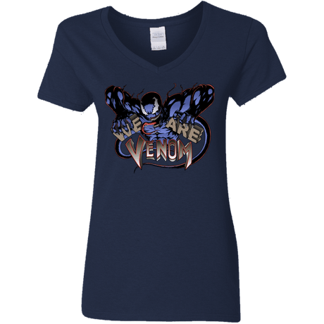 T-Shirts Navy / S We Are Venom Women's V-Neck T-Shirt